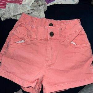 Peach denim short-2 pair sold together